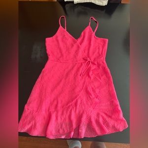 NWOT hot pink mini dress